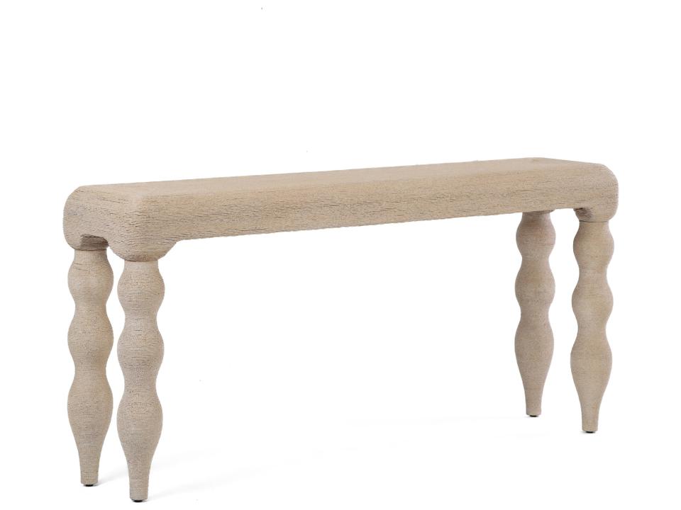 Vicky 68" Natural Woven Seagrass Console Table