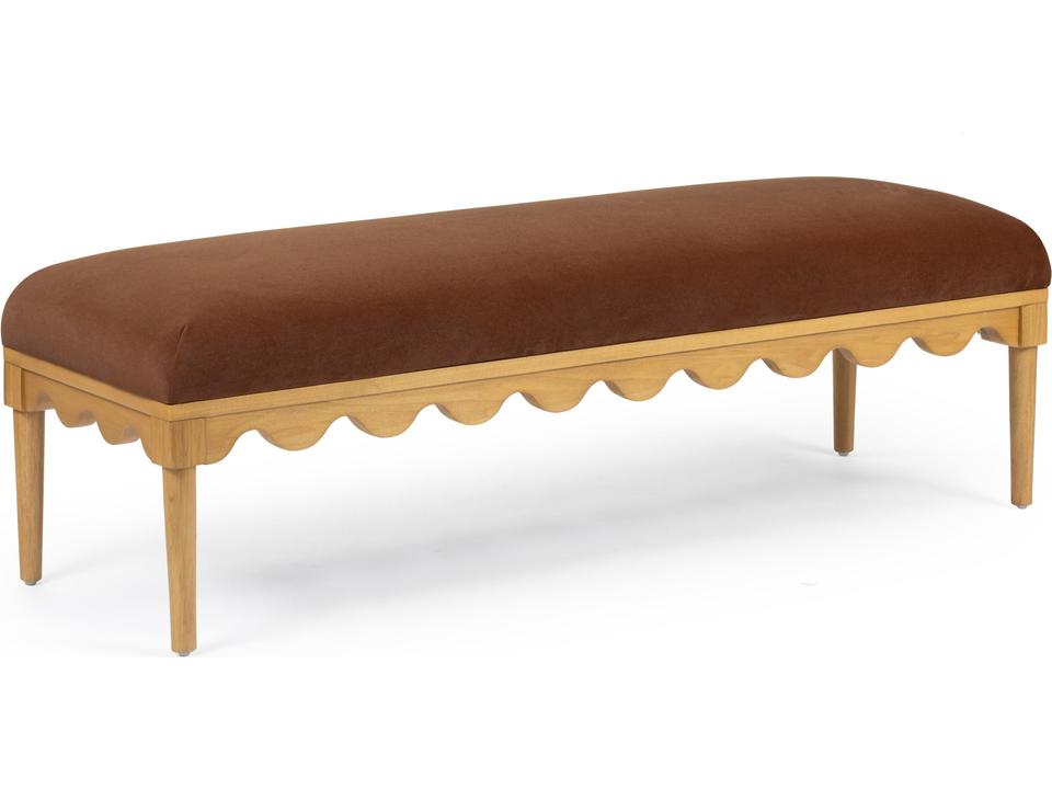 Oodle 56.5" Performance Vegan Mohair Bench