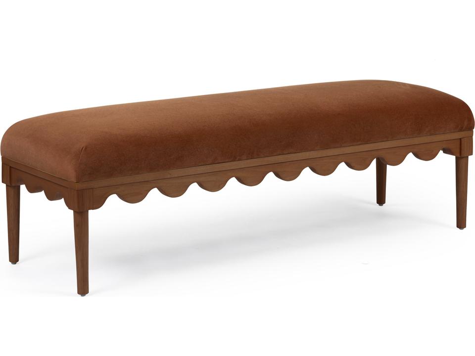 Oodle 56.5" Performance Vegan Mohair Bench