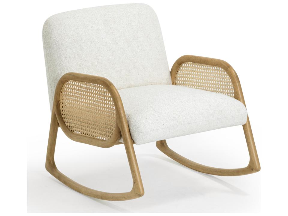Bonney Cream Performance Fabric Rocking Chair