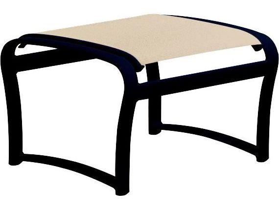 Shoreline Sling Aluminum Ottoman