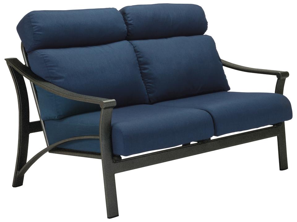 Corsica Aluminum Cushion Loveseat
