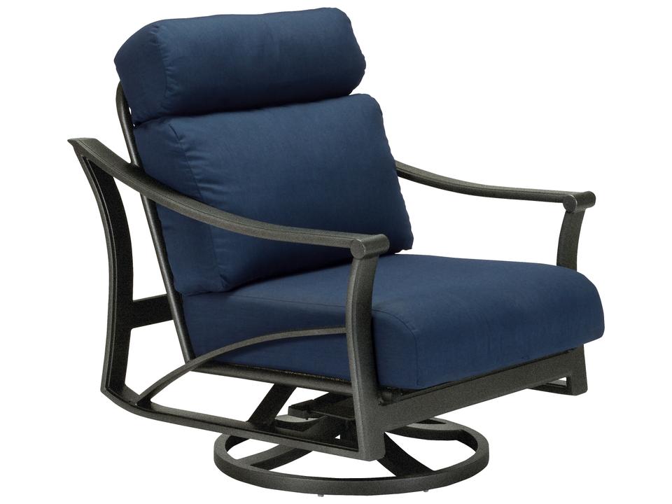 Corsica Cushion Aluminum Swivel Rocker Lounge Chair