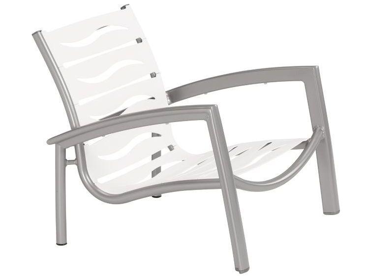 South Beach Wave Aluminum Lounge Chair