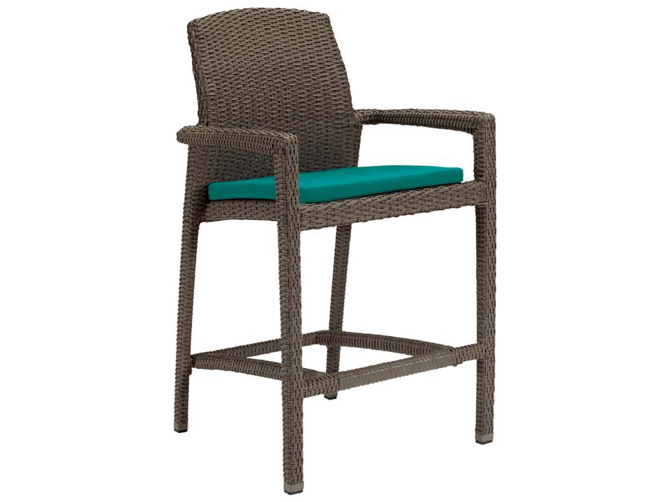 Evo Woven Cushion Bar Stool