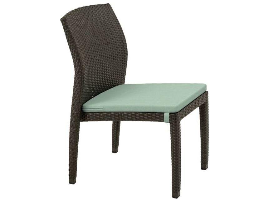 Evo Woven Dining Side Chair with Cushion