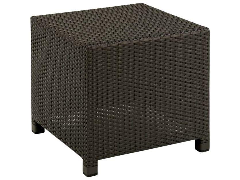 Evo Woven 20-Inch Square Tea Table