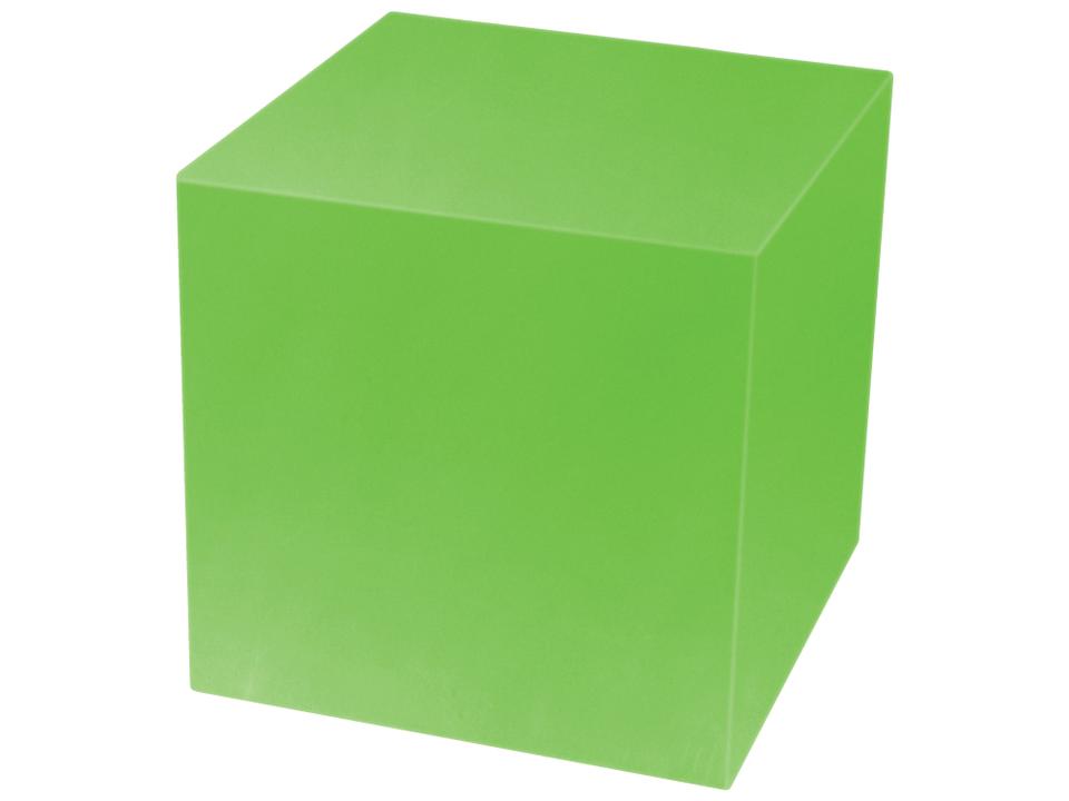 Curve Marine Grade Polymer Square Tea Table or Stool with Weight
