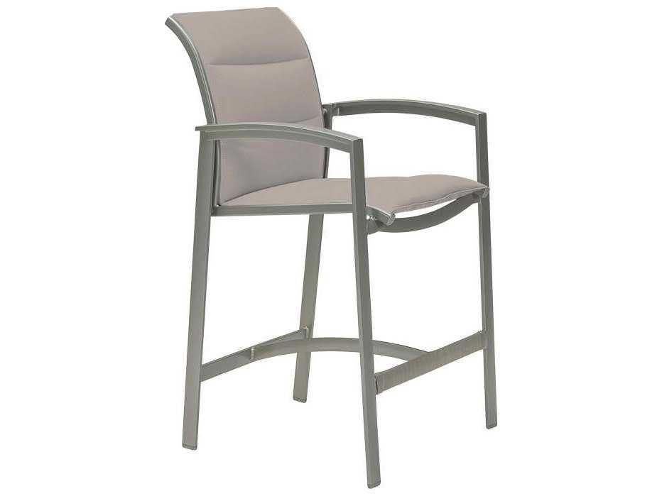 Elance Padded Sling Aluminum Bar Stool