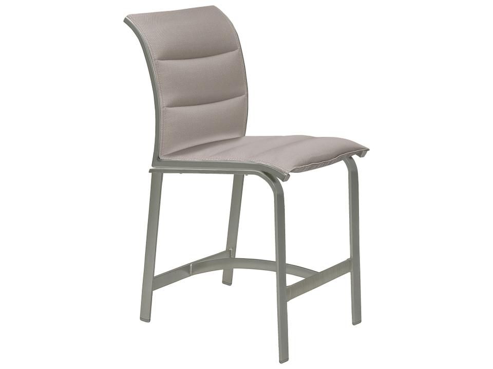 Elance Padded Sling Armless Stationary Bar Stool