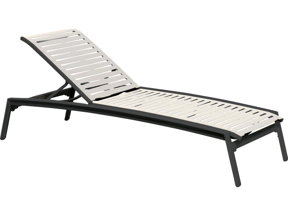 Elance EZ Span Ribbon Segment Aluminum Chaise Lounge