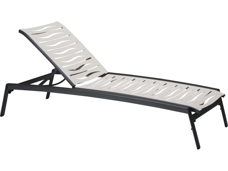 Elance EZ Span Wave Segment Armless Chaise Lounge