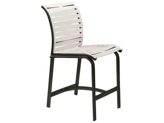 Elance EZ SPAN Counter Height Stool in Powder-Coated Aluminum and EZ SPAN Straps