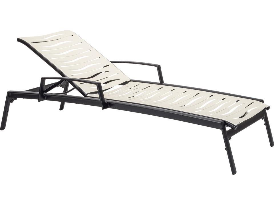 Elance EZ Span Aluminum Wave Segment Chaise Lounge