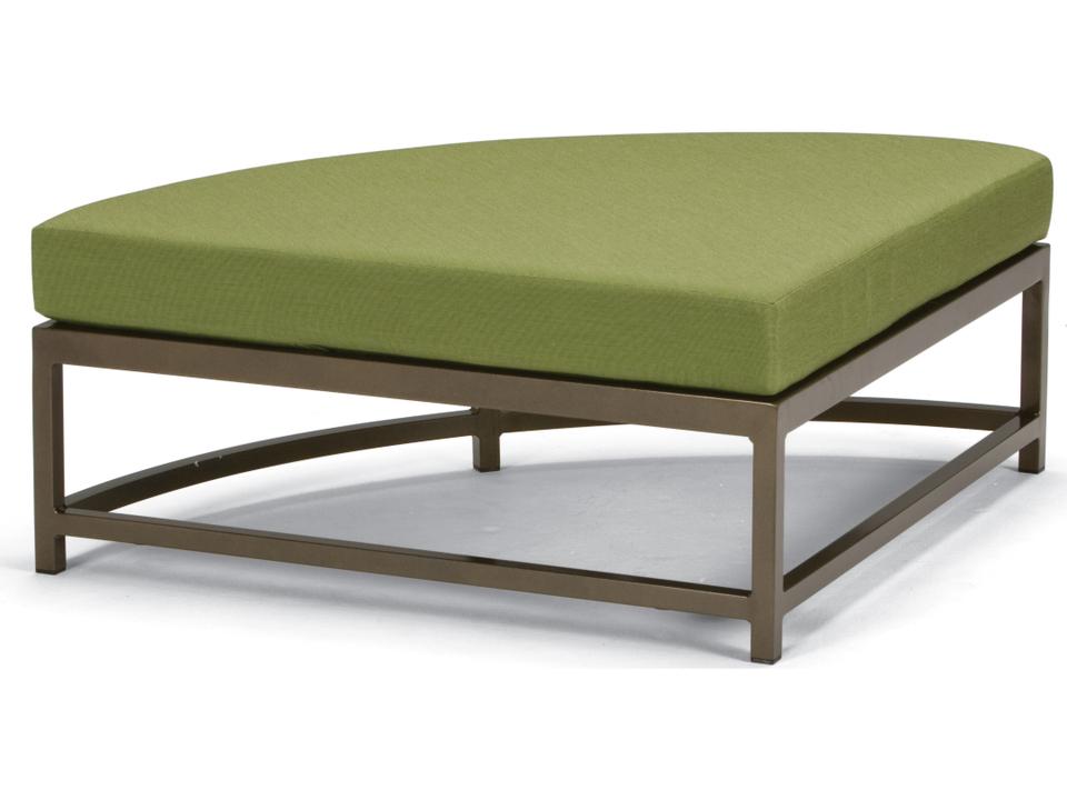 Cabana Club Curved Ottoman Modular Outdoor Seating