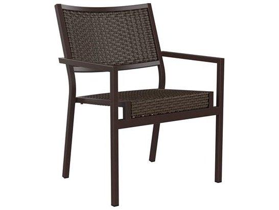 Cabana Club Woven Aluminum Dining Arm Chair