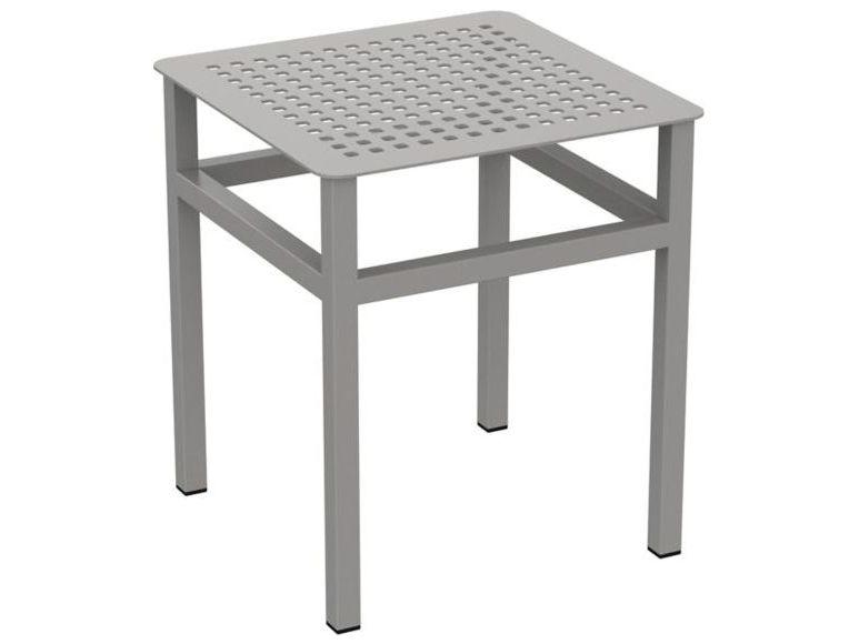 Boulevard Square Aluminum End Table