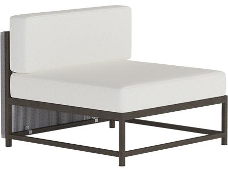 Cabana Club Rope Armless Modular Lounge Chair