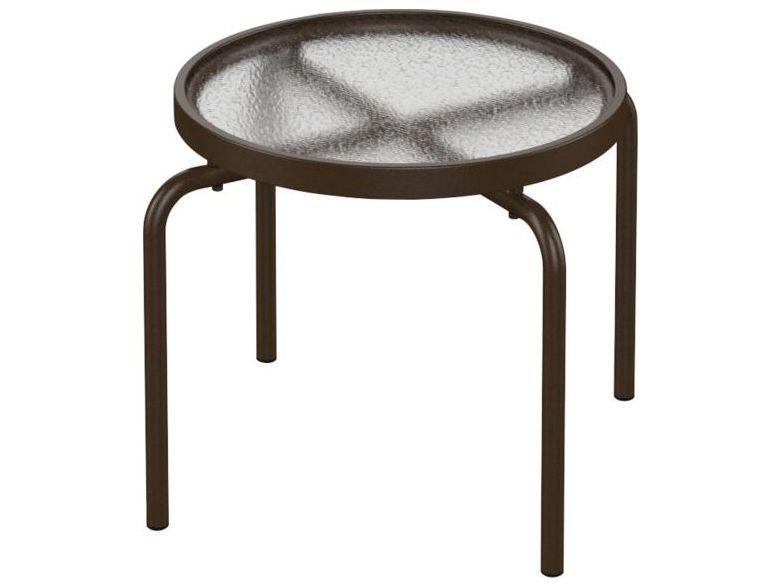 Acrylic 20-Inch Round Stacking Tea Table