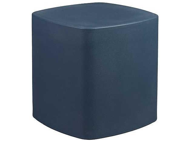 Radius Square Marine Grade Polymer Outdoor End Table in Bright Finishes