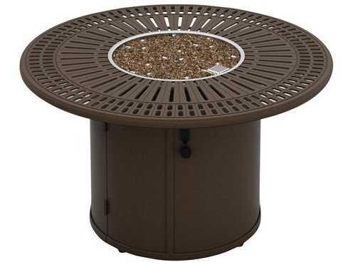 Aluminum Round Fire Pit Table