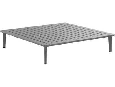 Platform 40-Inch Square Aluminum Coffee Table
