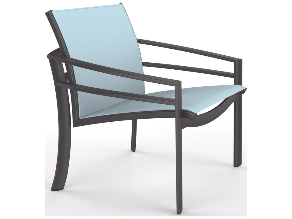 KOR Outdoor Relaxed Sling Lounge Chair with Aluminum Frame