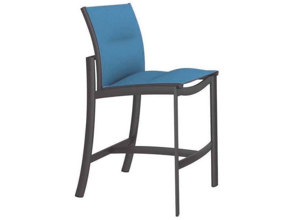 Kor Padded Sling Armless Bar Stool
