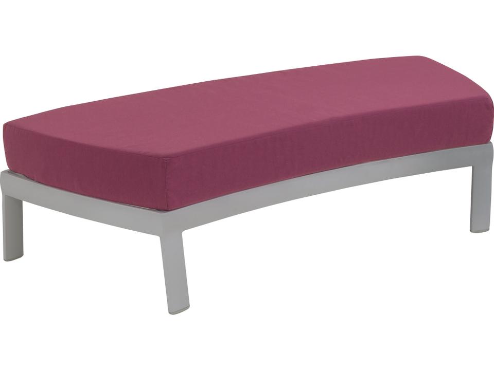 Kor Cushion Aluminum Lounger Ottoman