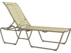 Millennia Wave Segment Aluminum Stackable Armless ADA Chaise Lounge