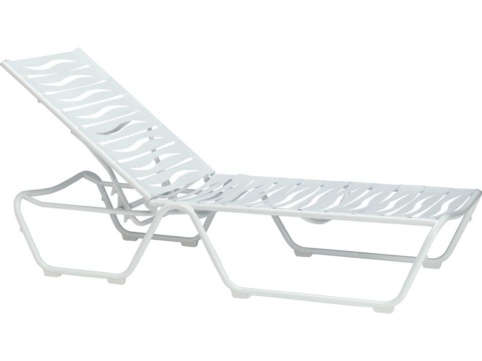 Millennia Wave Segment Adjustable Aluminum Chaise