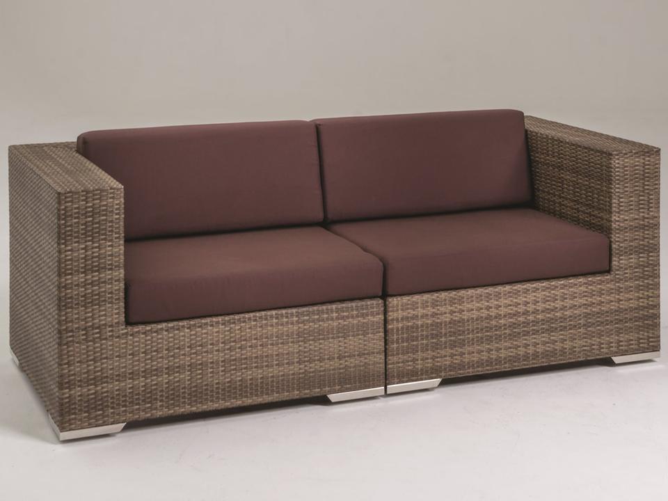 Arzo Woven Cushion Sectional Outdoor Patio Lounge Set