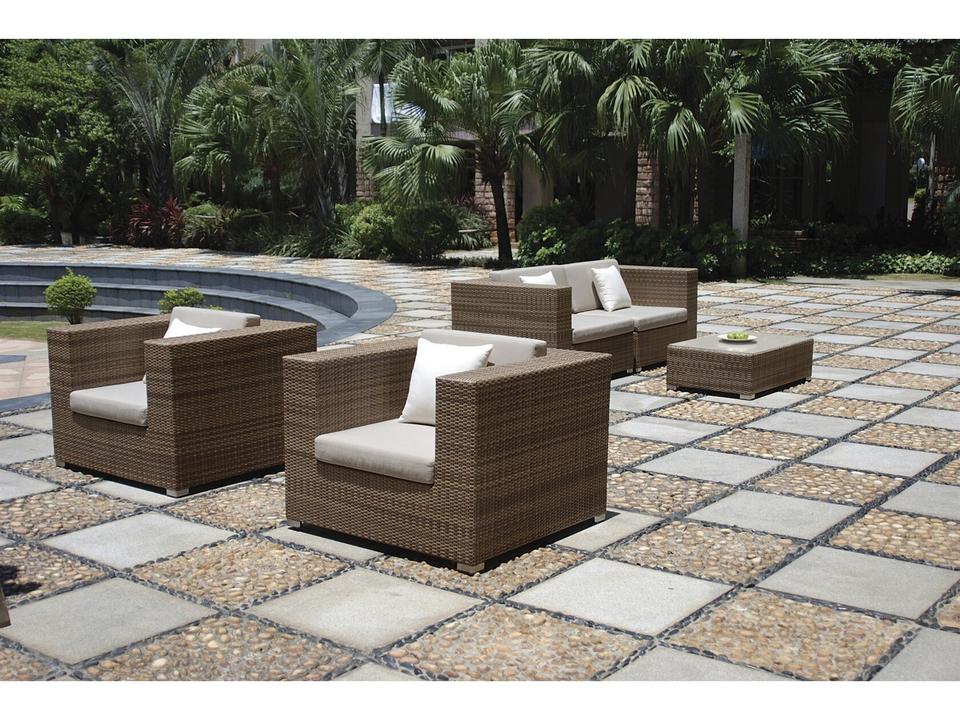 Arzo Woven Sectional Lounge Set