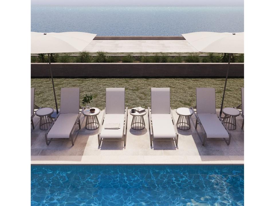 Brasilia Sling Patio Lounge Set