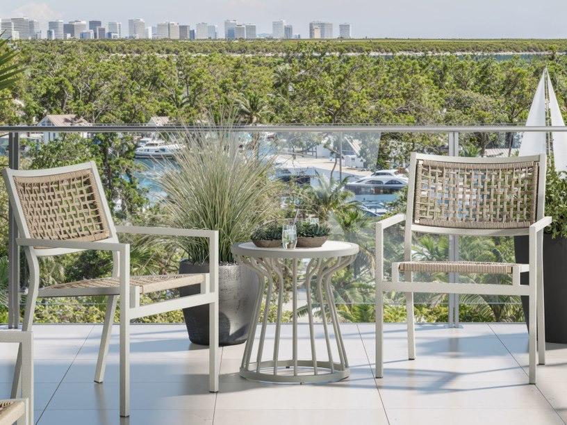 Cabana Club Rope Aluminum Lounge Set