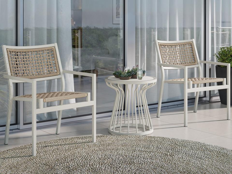 Cabana Club Rope Aluminum Lounge Set