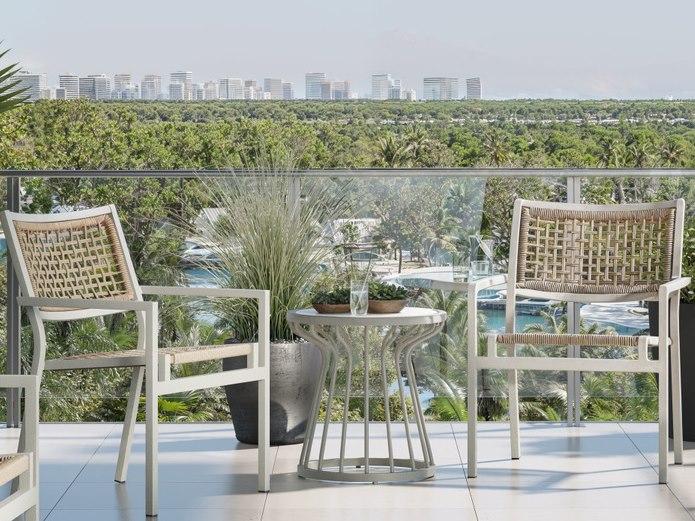 Cabana Club Rope Aluminum Lounge Set