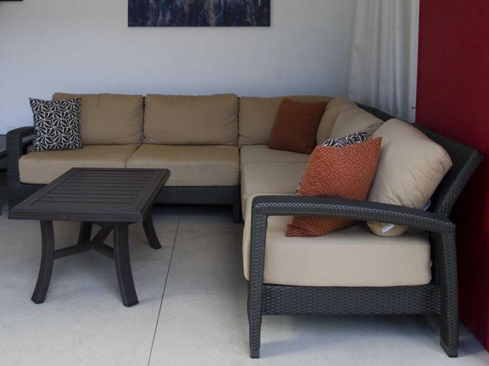 Evo Woven Deep Seating Sectional Outdoor Lounge Set