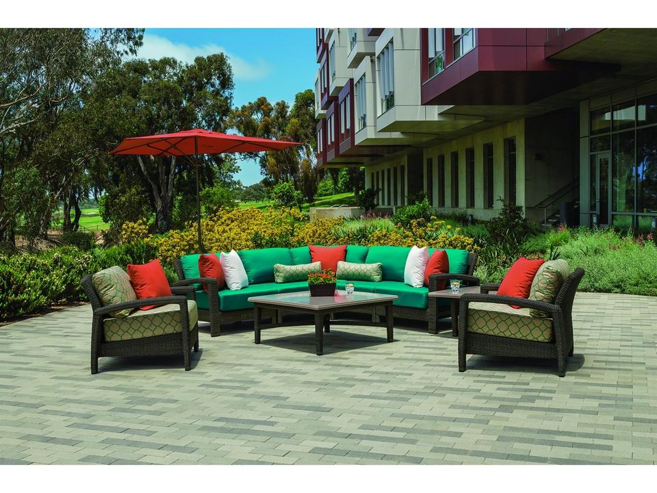 Evo Woven Deep Seating Sectional Lounge Set