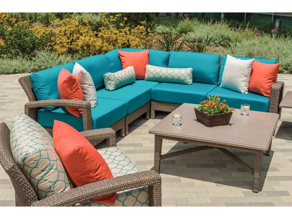 Evo Woven Deep Seating Sectional Lounge Set