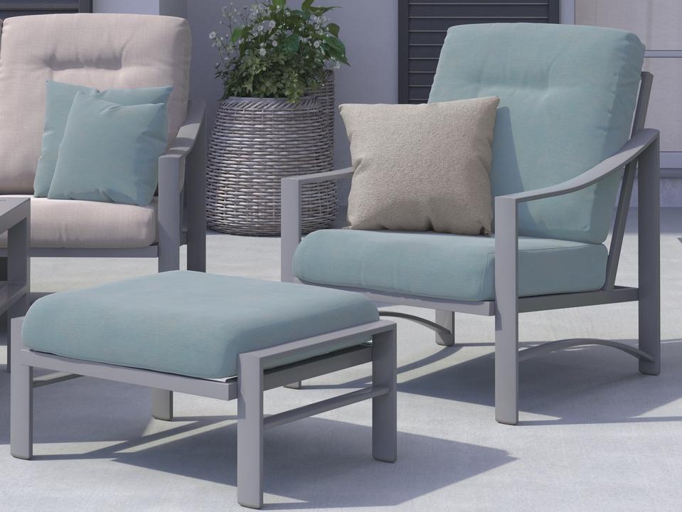 Kenzo Cushion Aluminum Lounge Set