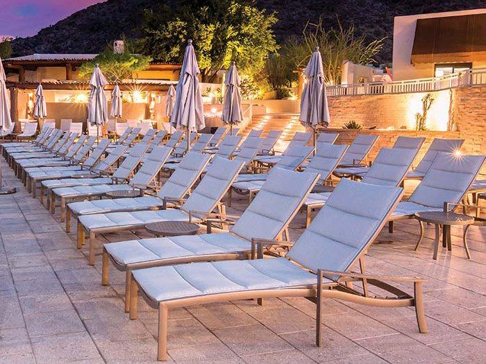 KOR Padded Sling Aluminum Patio Lounge Set