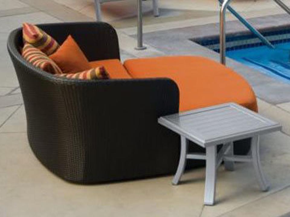 Evo Woven Wicker Outdoor Patio Lounge Set