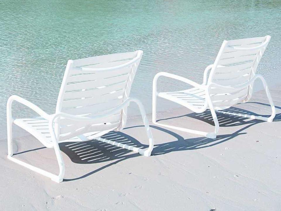 Millennia Ribbon Segment Aluminum Outdoor Lounge Set