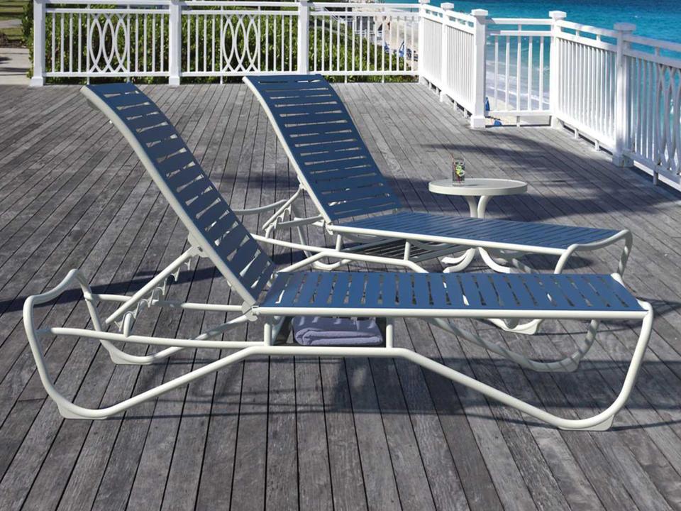 Millennia Ribbon Segment Aluminum Outdoor Lounge Set