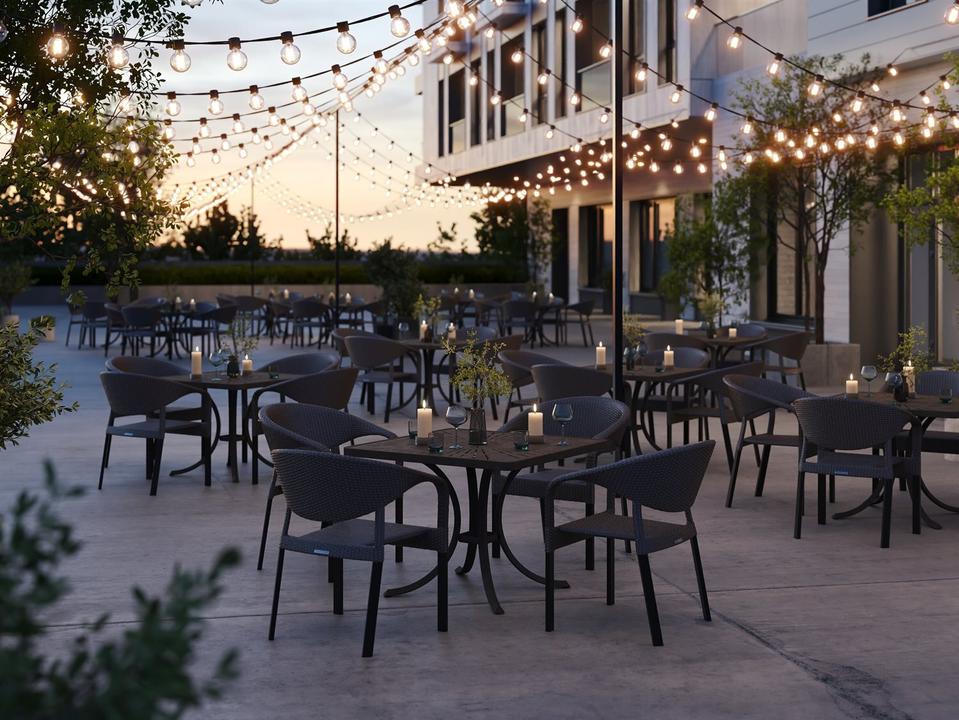 Montara Aluminum Woven Dining Set