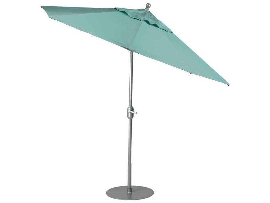 Portofino II 8 x 10 Foot Oval Crank Auto Tilt Outdoor Umbrella