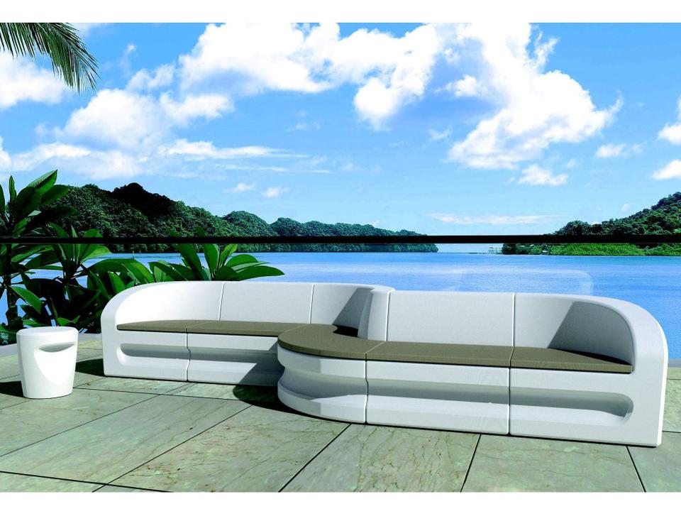 Radius Marine Grade Polymer Sectional Patio Lounge Set