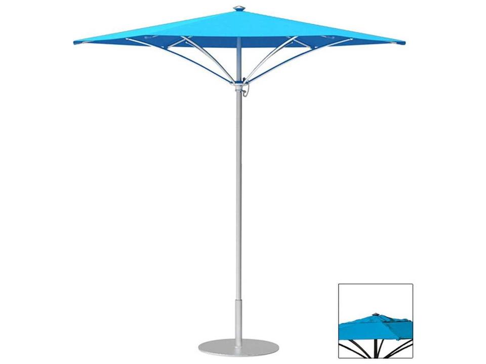 Trace 6-Foot Hexagon Patio Umbrella with Manual Lift and Vent
