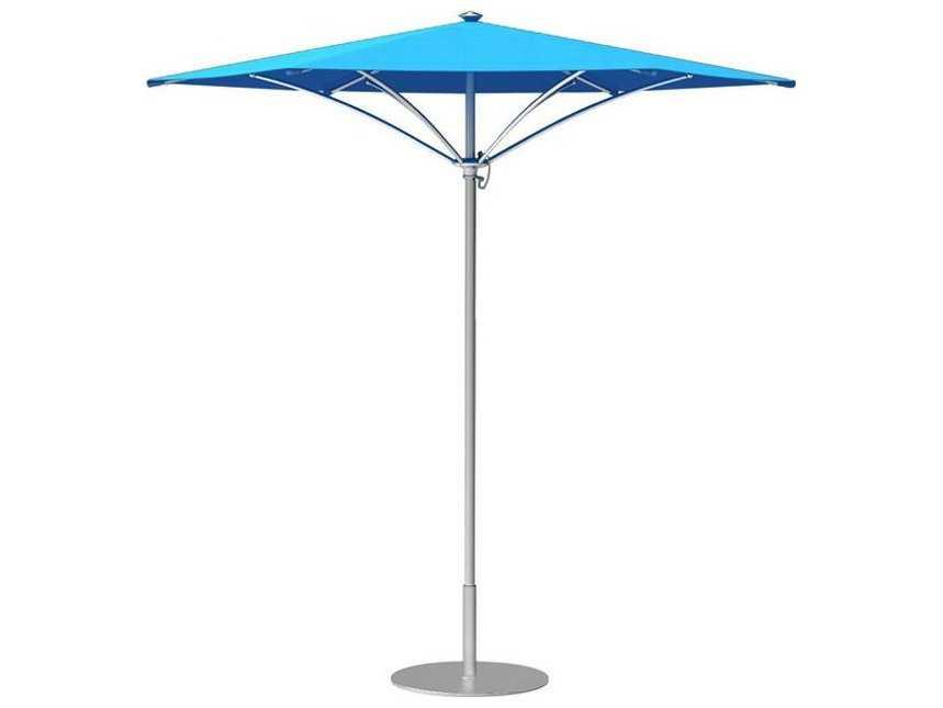 Trace 6 Foot Hexagon Aluminum Manual Lift Umbrella